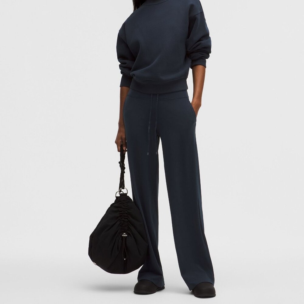 New Lululemon Groove Wide-Leg High-Rise Pant *Regular True Navy Size 4